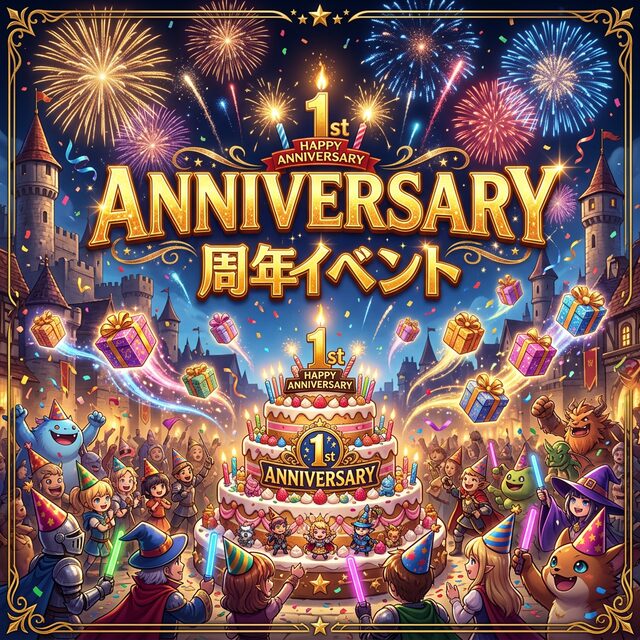 ゲーム 周年イベント 記念