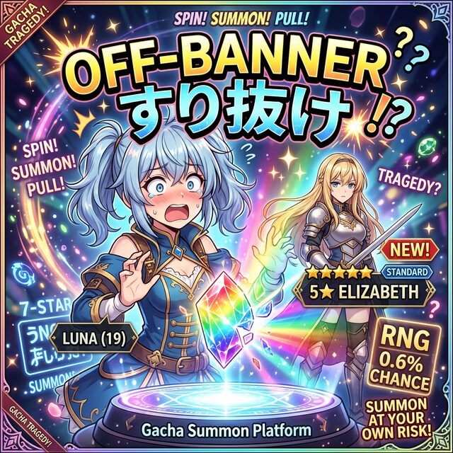 すり抜け ガチャ 爆死