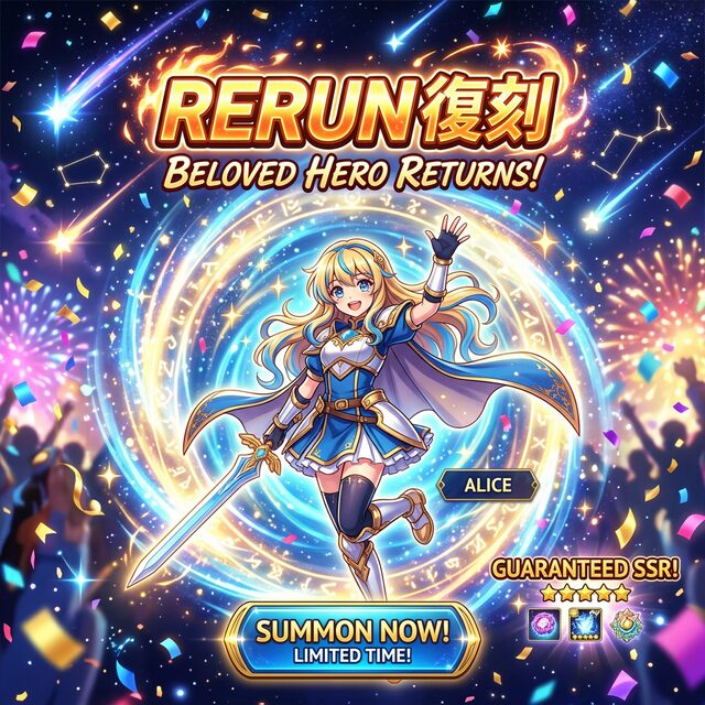 ガチャ 復刻イベント