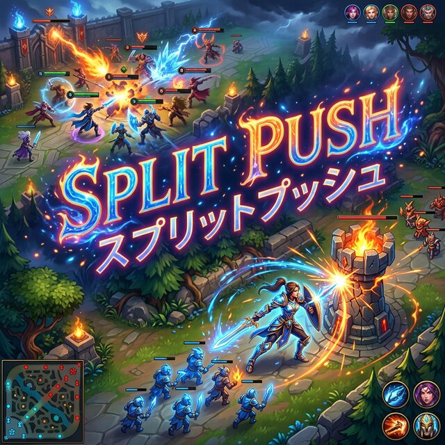 スプリットプッシュ MOBA